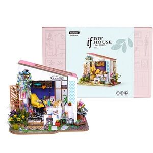 FINAL PRICE NEW Rolife DIY Lily’s Porch Miniature Set Toy